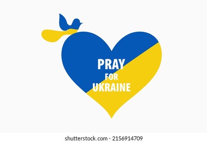 Unterstützung der Ukraine-Hintergrund. Bete für die Ukraine