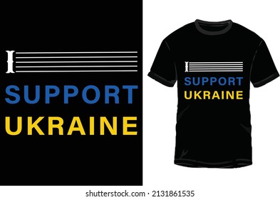 I support Ukraine T-shirt design