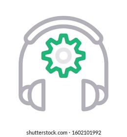 support vector color line icon 