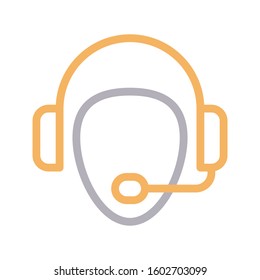 support vector color line icon 