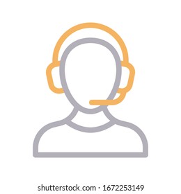 support vector color line icon 