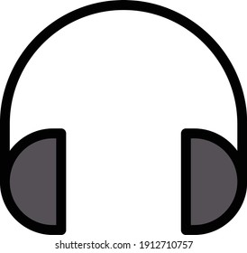 support vector color line icon