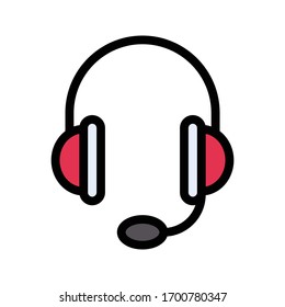 support vector flat color icon 