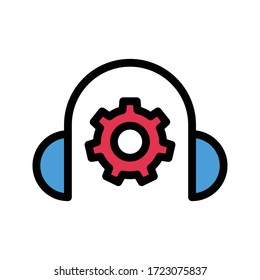 support vector flat color icon 