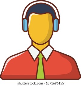support vector flat colour icon