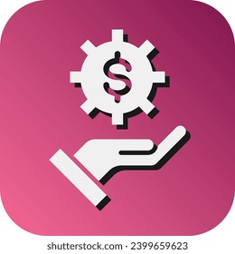 Support Vector Glyph Gradient Background Icon For Personal And Commercial Use.
