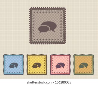 Support Vector Icon Button Sticker