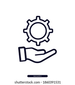 Support  vector icon, Support Vector illustration