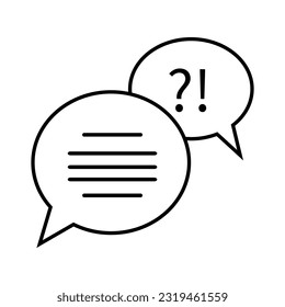 Support vector icon. online help illustration sign. operator symbol or logo.