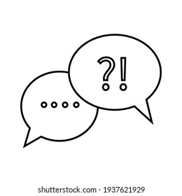 Support vector icon set. online help illustration sign collection. operator symbol or logo.