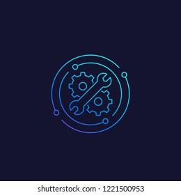 Support vector line icon