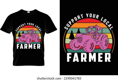 
Apoya el diseño de camisetas de tu granjero local