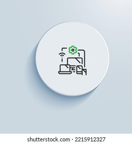 Supported Platforms Icon vector design