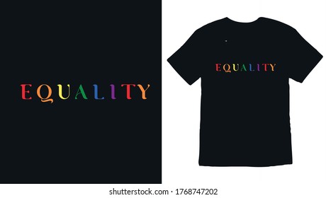  supporting gay people typography t-shirt design