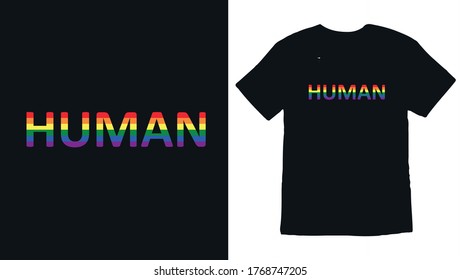  supporting gay people typography t-shirt design