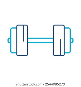 Supportive Sports Programs Icon – Dumbbell, Representing Fitness Programs, Physical Health, and Employee Wellness