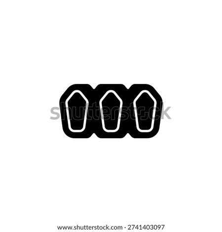 suppositories vector icon. flat sign for mobile concept and web design. Symbol, logo illustration. Vector graphics