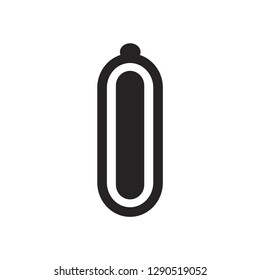 Suppository capsule vector icon 