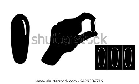 Suppository emblem, black isolated silhouette