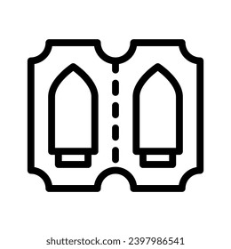 suppository line icon illustration vector graphic. Simple element illustration vector graphic, suitable for app, websites, and presentations isolated on white background