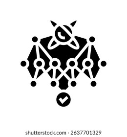 supremacy quantum computer glyph icon vector. supremacy quantum computer sign. isolated symbol illustration
