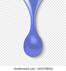 supreme collagen drop of oil essence isolated on transparent 
