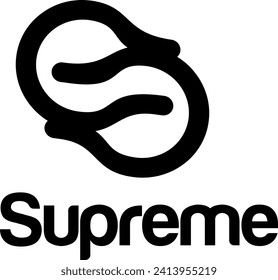 supreme logo design vector file