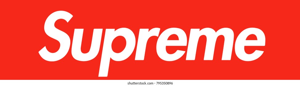 Supreme on red background Supreme on red background