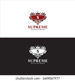 Supreme Shield Logo in Vector