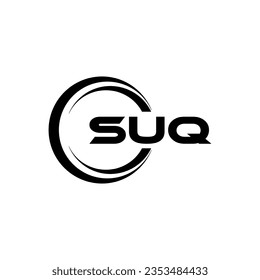 SUQ Logo Design, Inspiration for a Unique Identity. Modern Elegance and Creative Design. Watermark Your Success with the Striking this Logo.