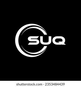 SUQ Logo Design, Inspiration for a Unique Identity. Modern Elegance and Creative Design. Watermark Your Success with the Striking this Logo.