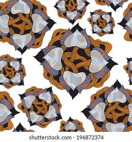 Sur pattern. Vector decorative pattern.