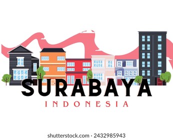 Surabaya city icon, Surabaya Indonesia
