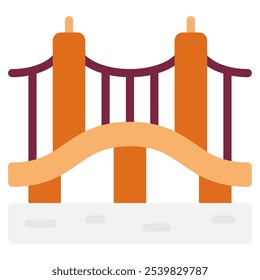Suramadu Bridge icon for web, app, infographic, etc