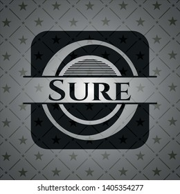 Sure dark emblem. Retro. Vector Illustration. Detailed.
