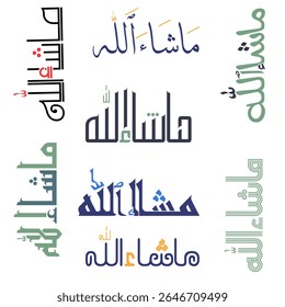 Claro! Aqui está sua versão revisada:

Caligrafia de Masha Allah — Elegante caligrafia da frase "Masha Allah", que significa "Deus a quis". Frequentemente usado para expressar elogios ou gratidão quando algo acontece