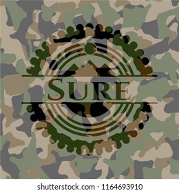 Sure on camo pattern