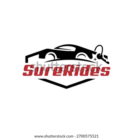 Sure Rides logo design for car Brand