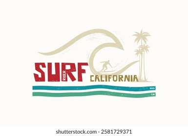 surf beach t-shirt  print, poster, banner, flyer, postcard.
