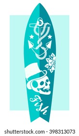 Surf board.