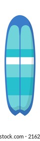 Surf board Extreme Sport. Vector illustration