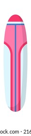 Surf board Extreme Sport. Vector illustration