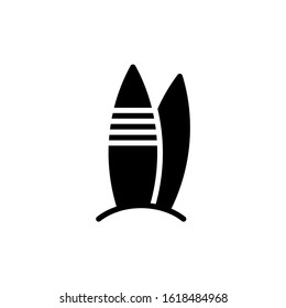 Surf board icon from beach icon pack