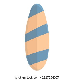 Surf board icon cartoon vector. Travel beach. Beach day