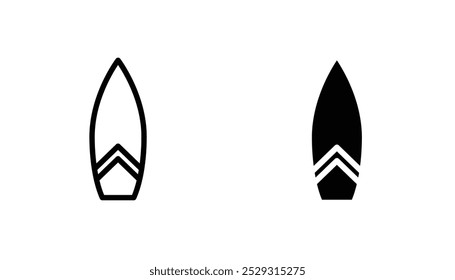 Surf board icon concept. Stock vector