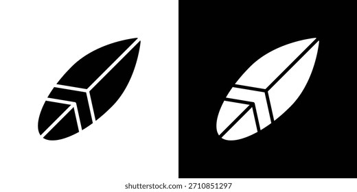 Colección de Vector de diseño de icono de tabla de surf.