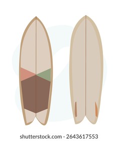 surf board. illustrations of surfboards