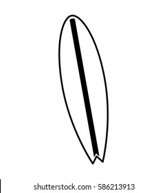 surf board isolated icon