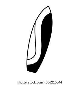 surf board isolated icon