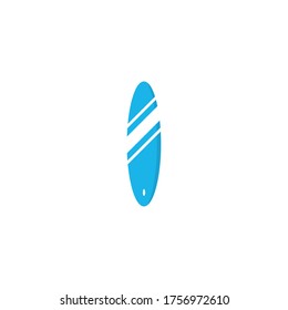 Surf board logo vector icon template design 